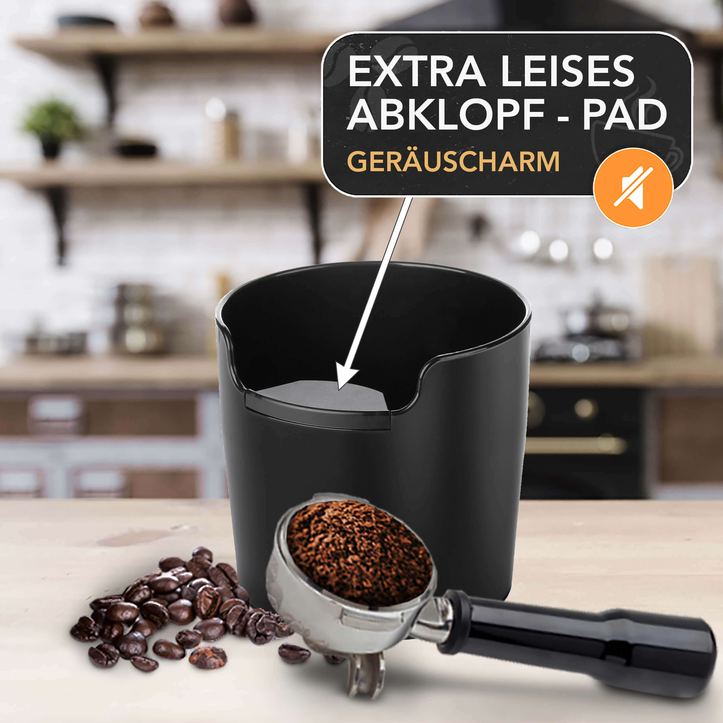 Extra leises Abklopf-Pad