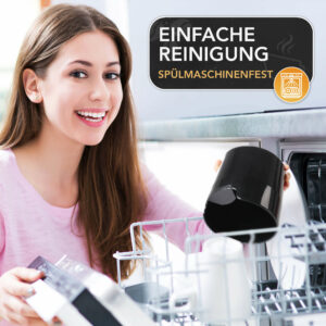 Einfache Reinigung in der Spülmasche
