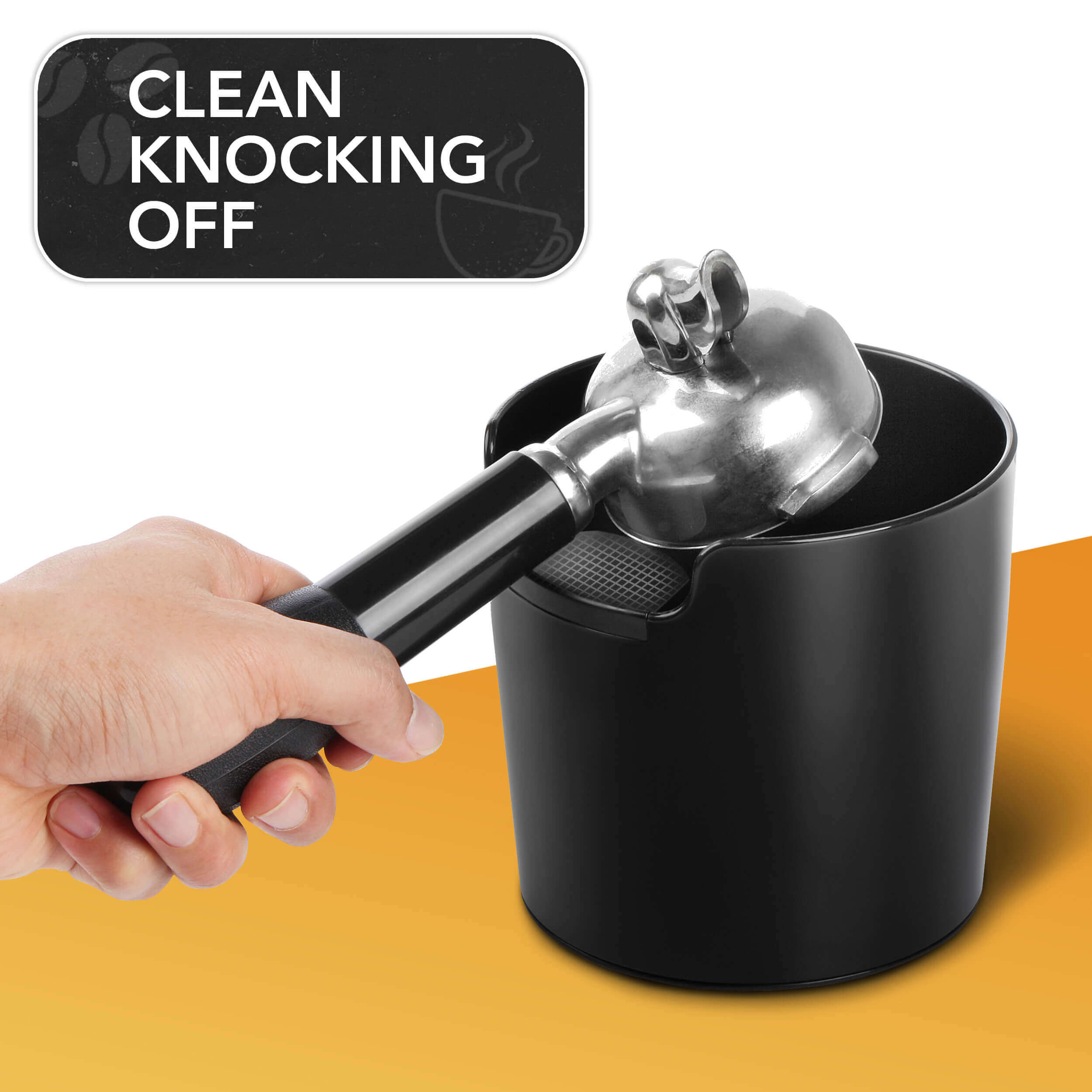 Clean knocking off - knockbox
